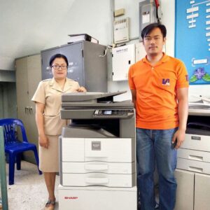 ส่งเครื่องถ่ายเอกสารใหม่แกะกล่อง 1 เครื่อง