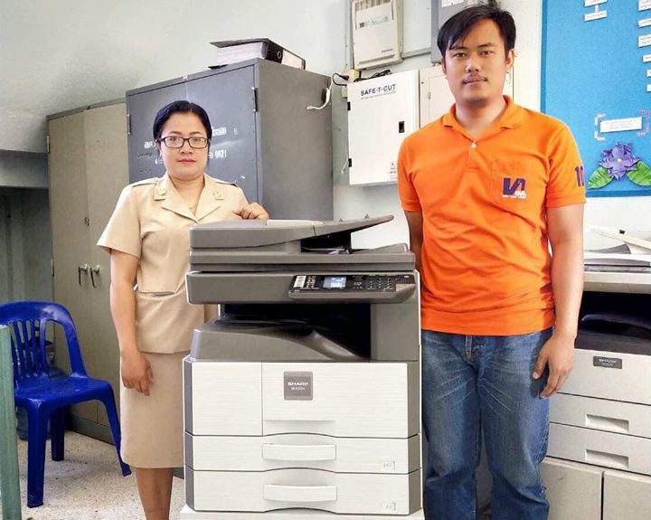 ส่งเครื่องถ่ายเอกสารใหม่แกะกล่อง 1 เครื่อง