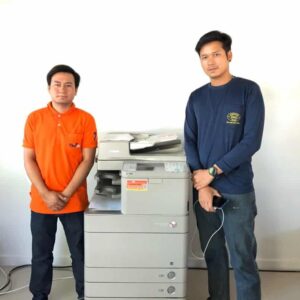 ติดตั้งเครื่องถ่ายเอกสาร 1 เครื่อง