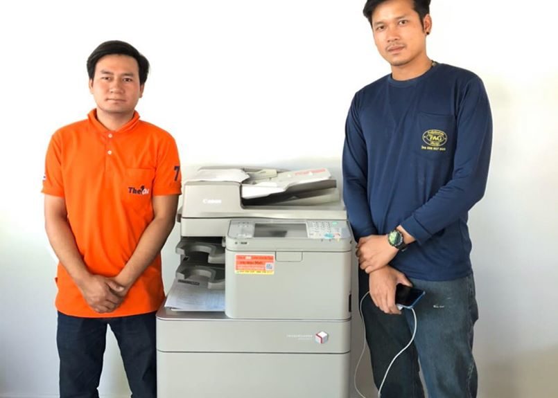 ติดตั้งเครื่องถ่ายเอกสาร 1 เครื่อง