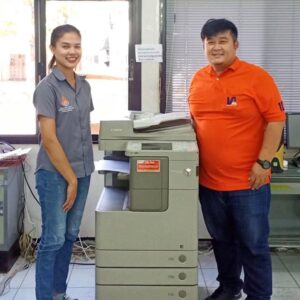 วันนี้ติดตั้งเครื่องถ่ายเอกสาร 1 เครื่อง