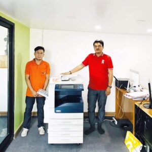 วันนี้ติดตั้งเครื่องถ่ายเอกสาร 1 เครื่อง