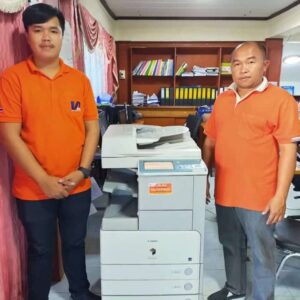 วันนี้ติดตั้งเครื่องถ่ายเอกสาร 1 เครื่อง