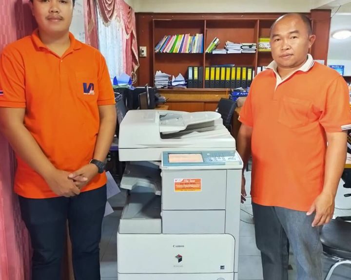 วันนี้ติดตั้งเครื่องถ่ายเอกสาร 1 เครื่อง