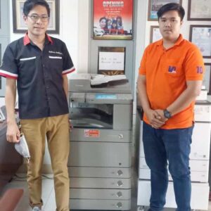 ติดตั้งเครื่องถ่ายเอกสารสีแบบเช่ารายปี 1 เครื่อง