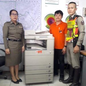 ติดตั้งเครื่องถ่ายเอกสาร 1 เครื่อง