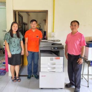 ติดตั้งเครื่องถ่ายเอกสารแบบเช่า 1 เครื่อง