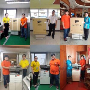 ติดตั้งเครื่องถ่ายเอกสาร 3 เครื่อง