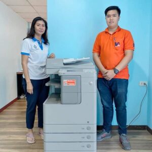 ติดตั้งเครื่องถ่ายเอกสารตอนเช้า