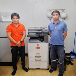 เช้านี้ส่งเครื่องถ่ายเอกสาร 1 เครื่อง