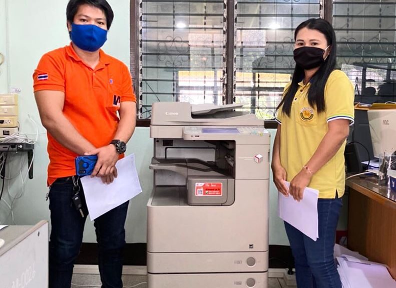 ติดตั้งเครื่องถ่ายเอกสาร