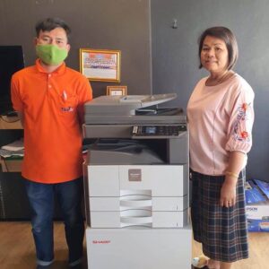 ติดตั้งเครื่องถ่ายเอกสาร 1 เครื่อง