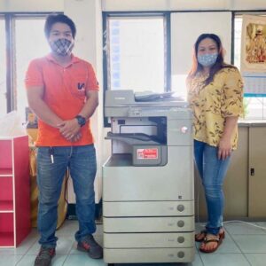 ติดตั้งเครื่องถ่ายเอกสาร 1 เครื่อง