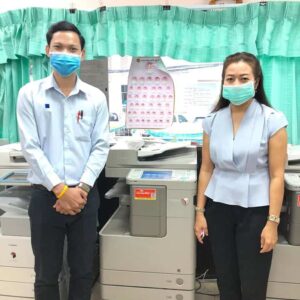 ติดตั้งเครื่องถ่ายเอกสาร 1 เครื่อง