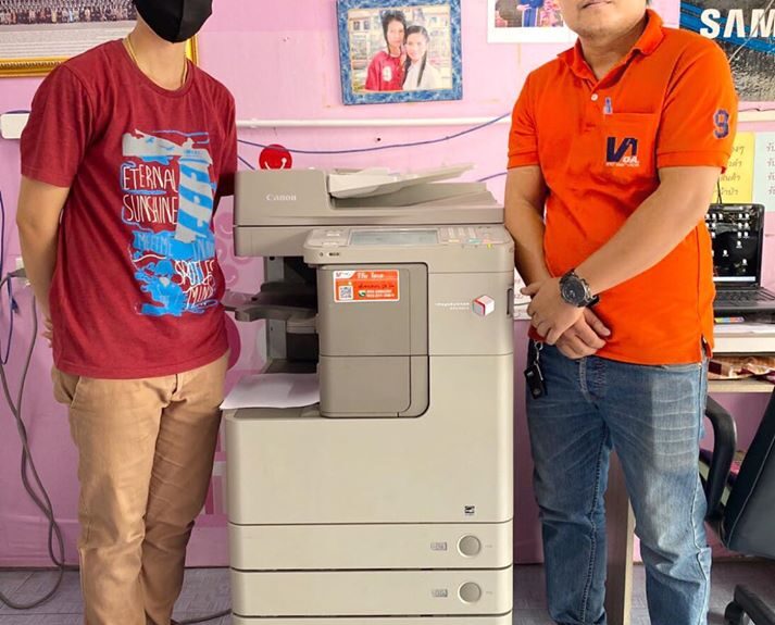 ติดตั้งเครื่องถ่ายเอกสาร