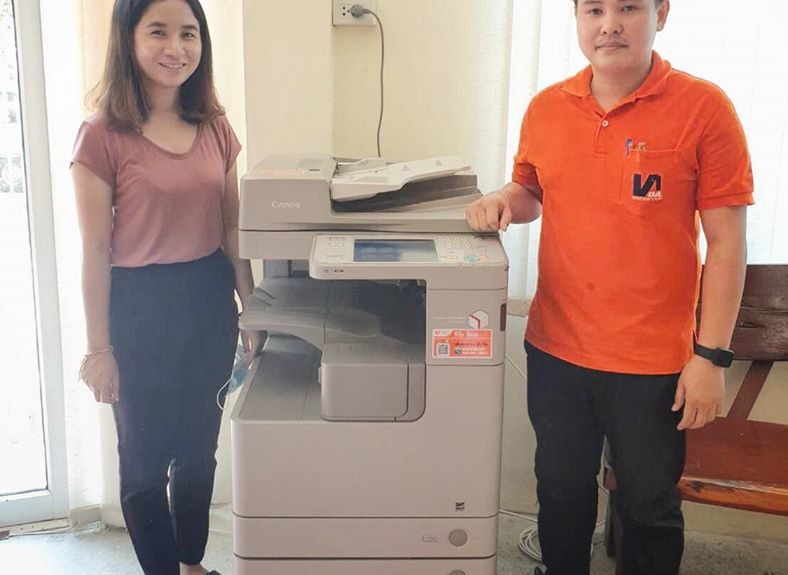 ติดตั้งเครื่องถ่ายเอกสาร 1 เครื่อง