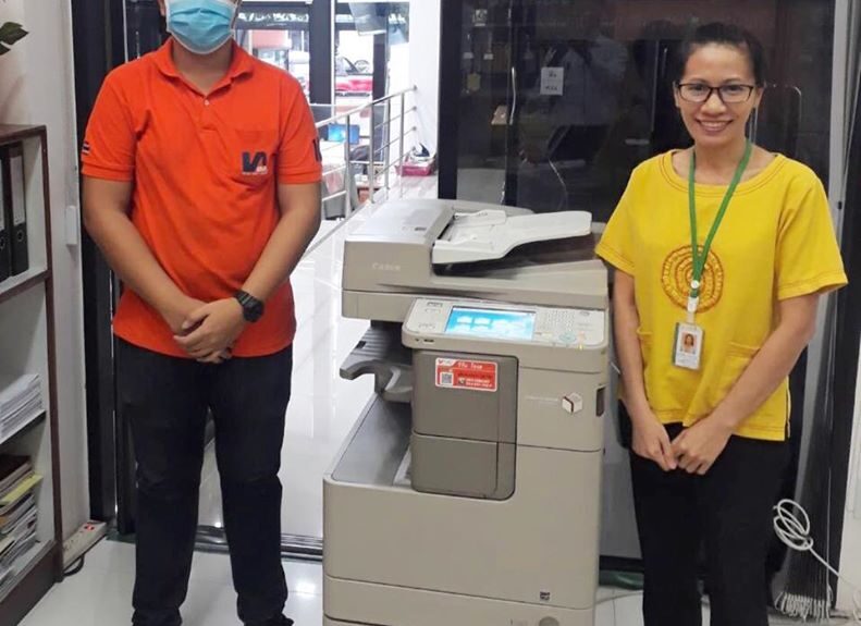 ติดตั้งเครื่องถ่ายเอกสา