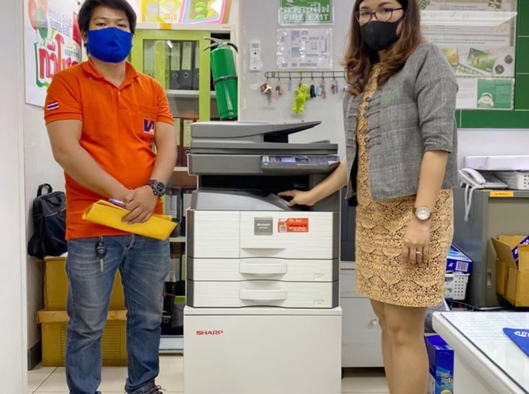 ติดตั้งเครื่องถ่ายเอกสารเช่า