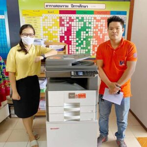 ติดตั้งเครื่องถ่ายเอกสาร 1 เครื่อง