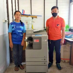 ติดตั้งเครื่องถ่ายเอกสาร 1 เครื่อง