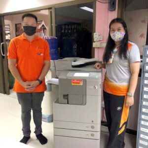 ติดตั้งเครื่องถ่ายเอกสาร 1 เครื่อง