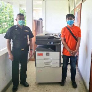 ติดตั้งเครื่องถ่ายเอกสาร 1 เครื่อง