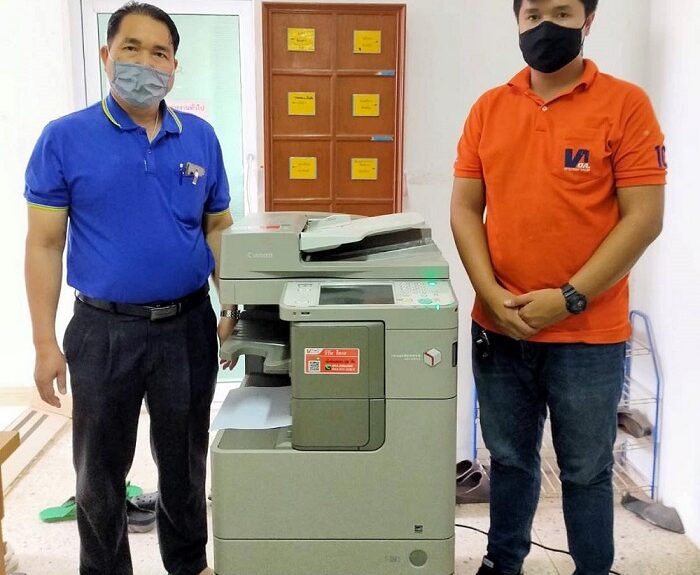 ติดตั้งเครื่องถ่ายเอกสาร