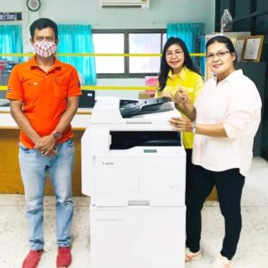 ติดตั้งเครื่องถ่ายเอกสาร 1 เครื่อง