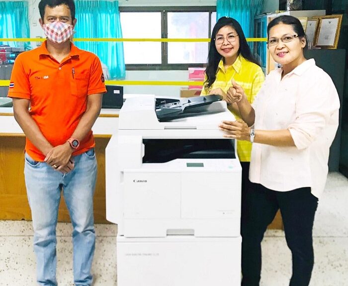 ติดตั้งเครื่องถ่ายเอกสาร 1 เครื่อง