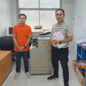 ติดตั้งเครื่องถ่ายเอกสาร 1 เครื่อง