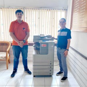 ติดตั้งเครื่องถ่ายเอกสาร 1 เครื่อง